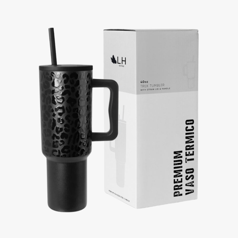 Vaso Térmico Premium 1200 ml Negro Leopa